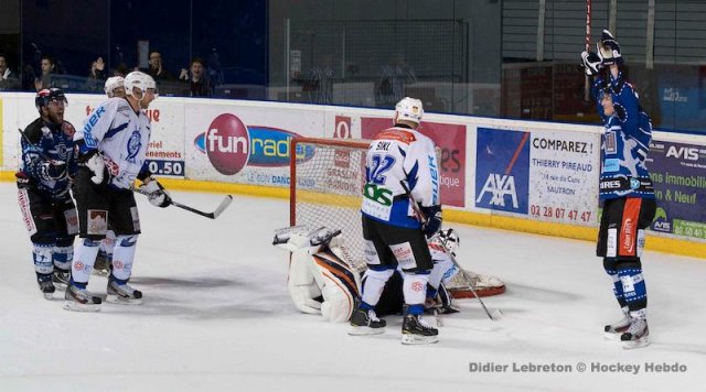 Photo hockey match Nantes - Courchevel-Méribel-Pralognan le 10/11/2012