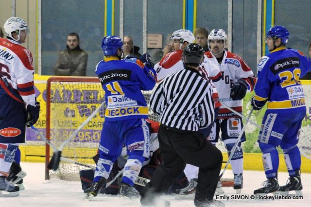 Photo hockey match Dijon  - Grenoble  le 14/11/2012