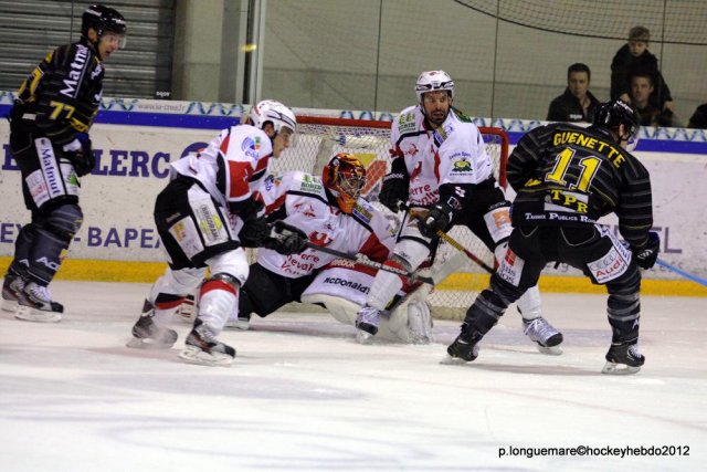 Photo hockey match Rouen - Briançon  le 16/11/2012