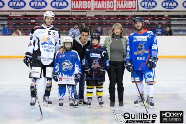 Photo hockey match Marseille - Orcières le 17/11/2012