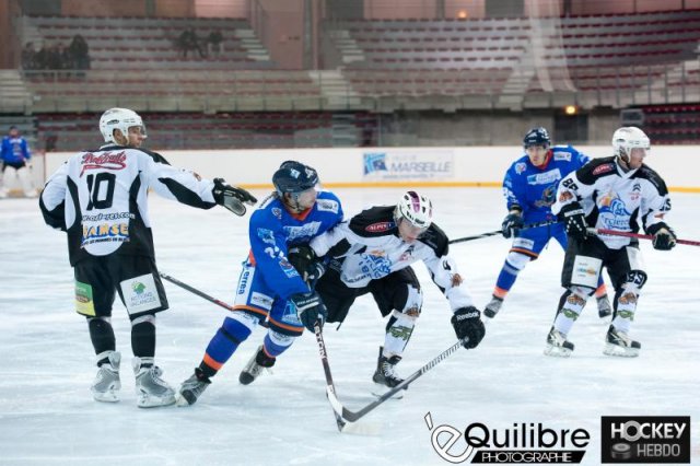 Photo hockey match Marseille - Orcières le 17/11/2012