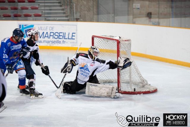 Photo hockey match Marseille - Orcières le 17/11/2012