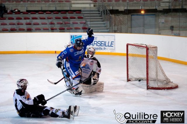 Photo hockey match Marseille - Orcières le 17/11/2012