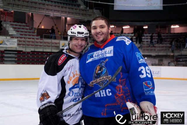 Photo hockey match Marseille - Orcières le 17/11/2012