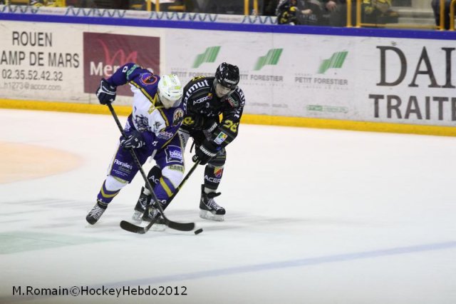 Photo hockey match Rouen - Reims le 20/11/2012