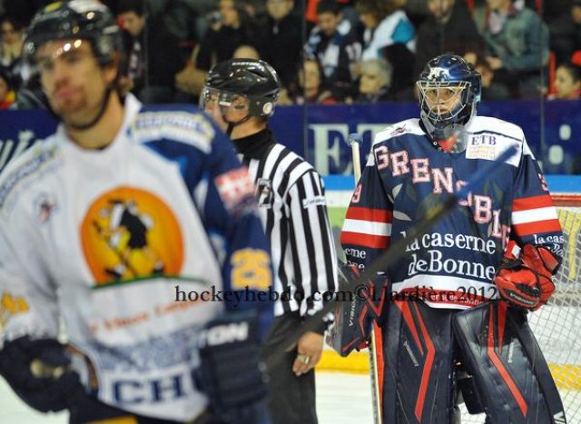 Photo hockey match Grenoble  - Chamonix  le 24/11/2012