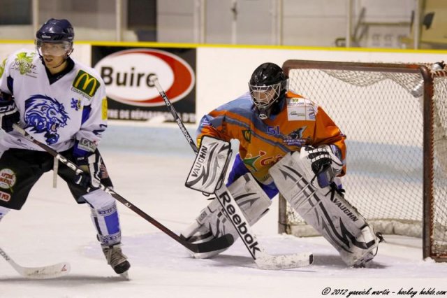 Photo hockey match Clermont-Ferrand - Compiègne le 24/11/2012