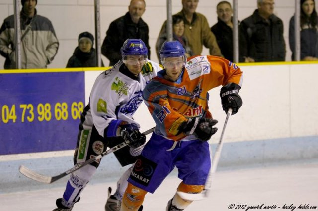 Photo hockey match Clermont-Ferrand - Compiègne le 24/11/2012