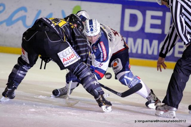 Photo hockey match Rouen - Grenoble  le 30/11/2012