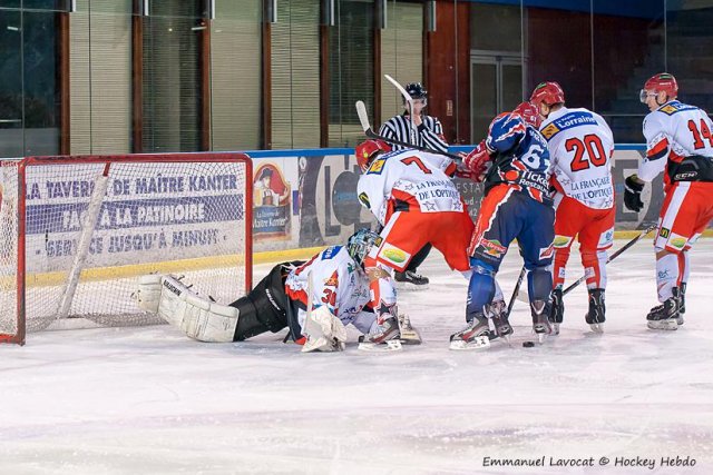 Photo hockey match Lyon - Amnéville le 01/12/2012