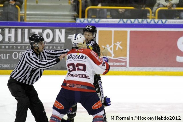 Photo hockey match Rouen - Grenoble  le 04/12/2012