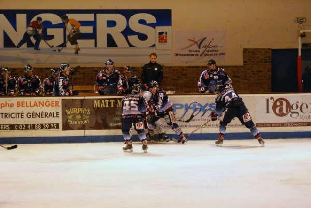 Photo hockey match Angers  - Amiens  le 11/11/2008