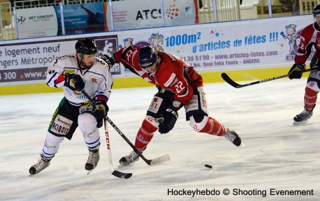 Photo hockey match Angers  - Caen  le 08/12/2012