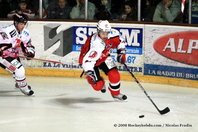 Photo hockey match Briançon  - Amiens  le 15/11/2008