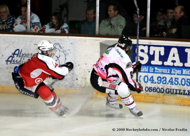 Photo hockey match Briançon  - Amiens  le 15/11/2008