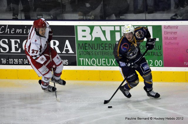 Photo hockey match Reims* - Courbevoie  le 14/12/2012