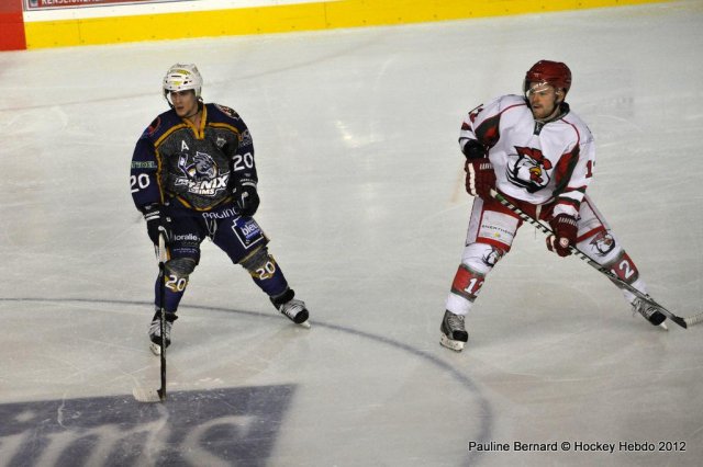 Photo hockey match Reims* - Courbevoie  le 14/12/2012