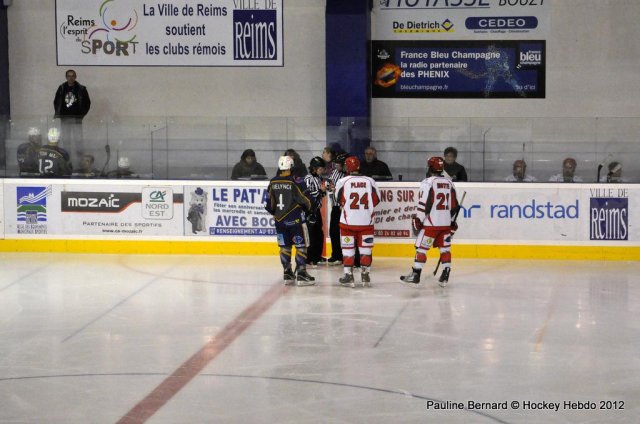 Photo hockey match Reims* - Courbevoie  le 14/12/2012