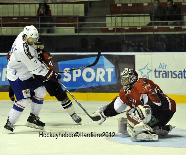 Photo hockey reportage EIHC : France vs Lettonie en images