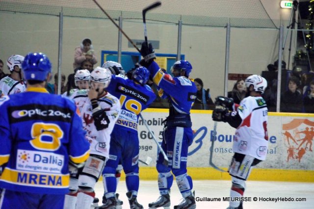 Photo hockey match Dijon  - Briançon  le 19/12/2012