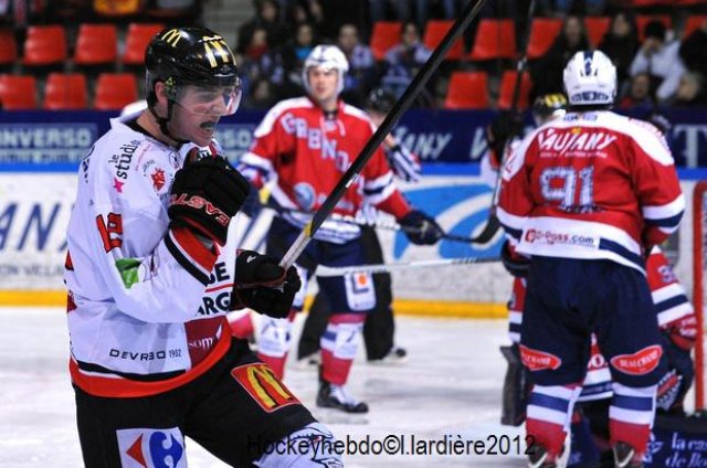 Photo hockey match Grenoble  - Amiens  le 19/12/2012