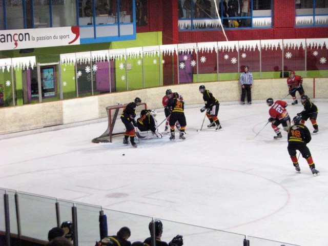 Photo hockey match Besançon - Valenciennes le 22/12/2012