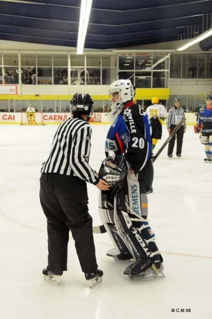 Photo hockey match Caen  - Viry-Châtillon le 15/11/2008