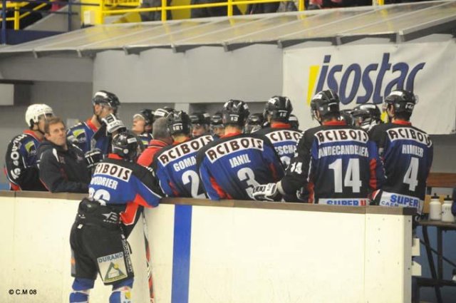Photo hockey match Caen  - Viry-Châtillon le 15/11/2008