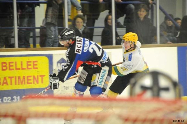 Photo hockey match Caen  - Viry-Châtillon le 15/11/2008