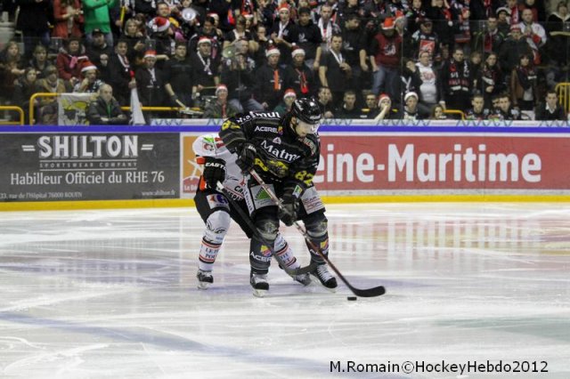 Photo hockey match Rouen - Amiens  le 22/12/2012