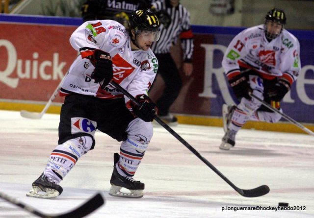 Photo hockey match Rouen - Amiens  le 22/12/2012