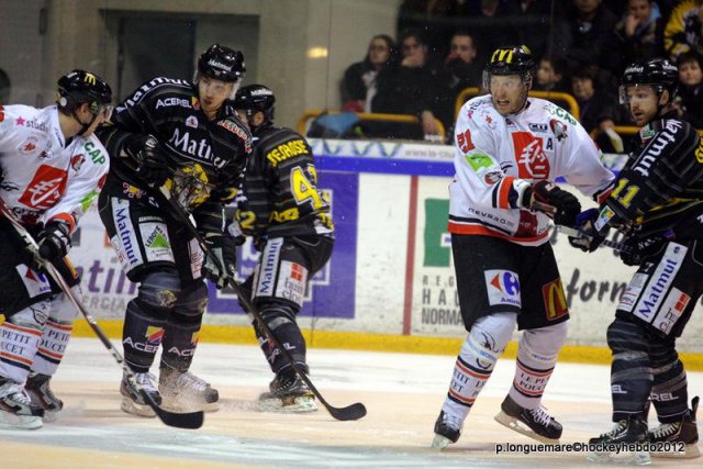 Photo hockey match Rouen - Amiens  le 22/12/2012