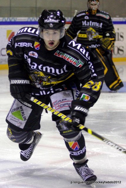 Photo hockey match Rouen - Amiens  le 22/12/2012