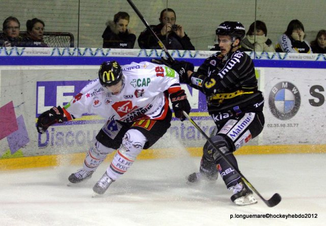 Photo hockey match Rouen - Amiens  le 22/12/2012
