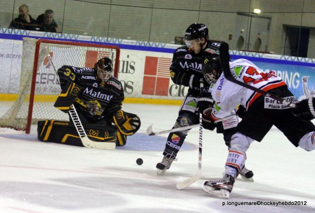 Photo hockey match Rouen - Amiens  le 22/12/2012