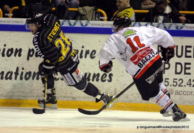 Photo hockey match Rouen - Amiens  le 22/12/2012