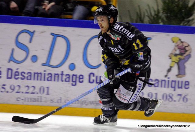 Photo hockey match Rouen - Amiens  le 22/12/2012