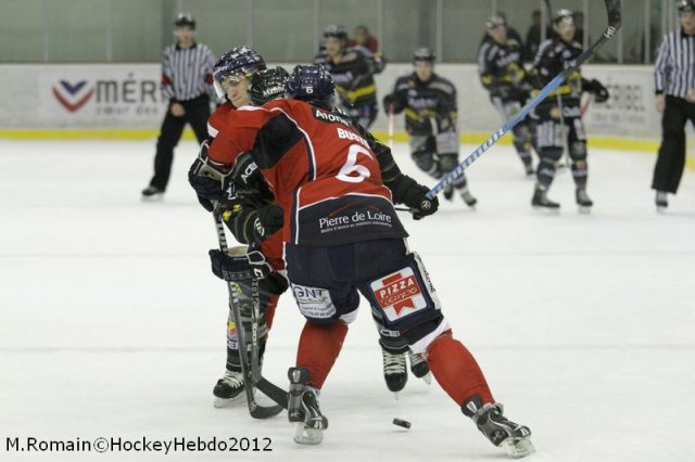 Photo hockey match Angers  - Rouen le 26/12/2012