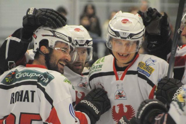 Photo hockey match Caen  - Briançon  le 29/12/2012