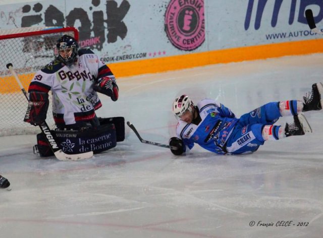 Photo hockey match Gap  - Grenoble  le 29/12/2012
