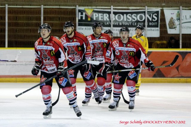 Photo hockey match Mulhouse - Rouen le 29/12/2012