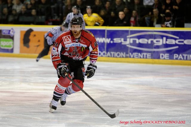 Photo hockey match Mulhouse - Rouen le 29/12/2012