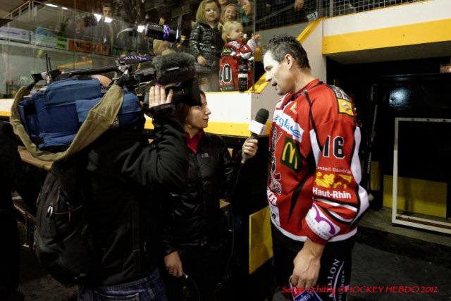 Photo hockey match Mulhouse - Rouen le 29/12/2012