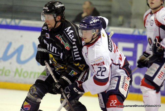 Photo hockey match Rouen - Angers  le 02/01/2013