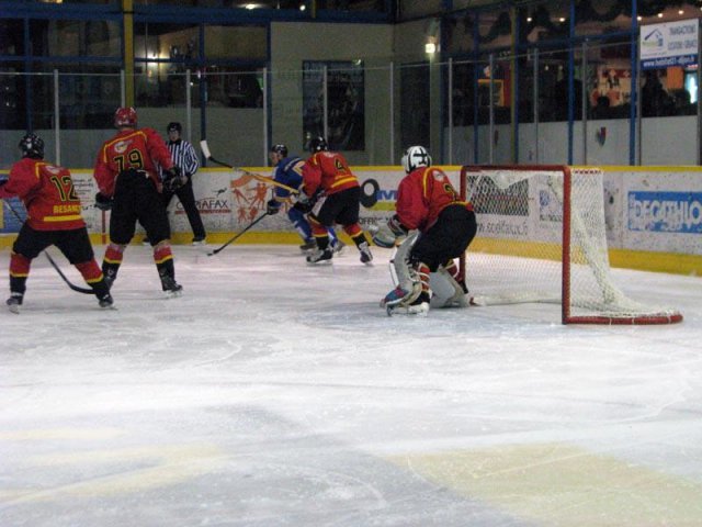 Photo hockey match Dijon II - Besançon le 05/01/2013