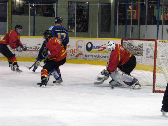 Photo hockey match Dijon II - Besançon le 05/01/2013