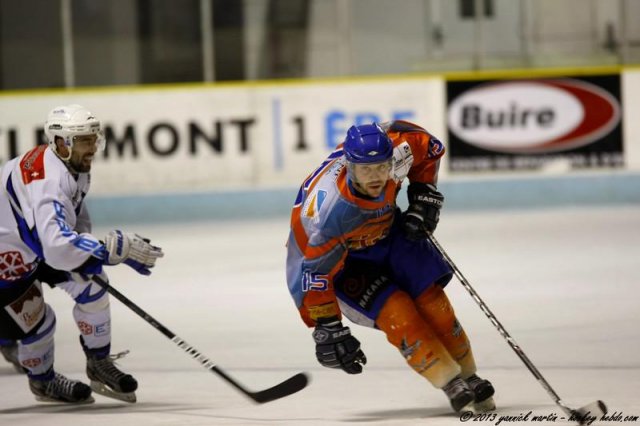 Photo hockey match Clermont-Ferrand - Courchevel-Méribel-Pralognan le 05/01/2013