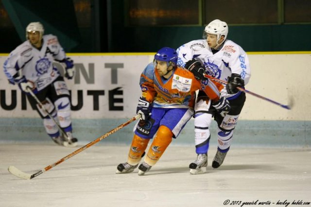 Photo hockey match Clermont-Ferrand - Courchevel-Méribel-Pralognan le 05/01/2013