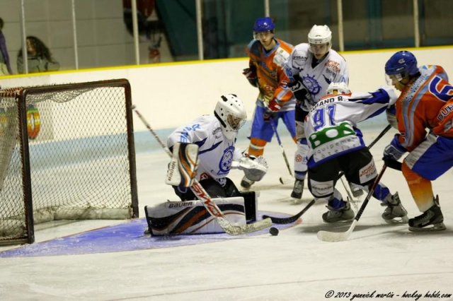 Photo hockey match Clermont-Ferrand - Courchevel-Méribel-Pralognan le 05/01/2013