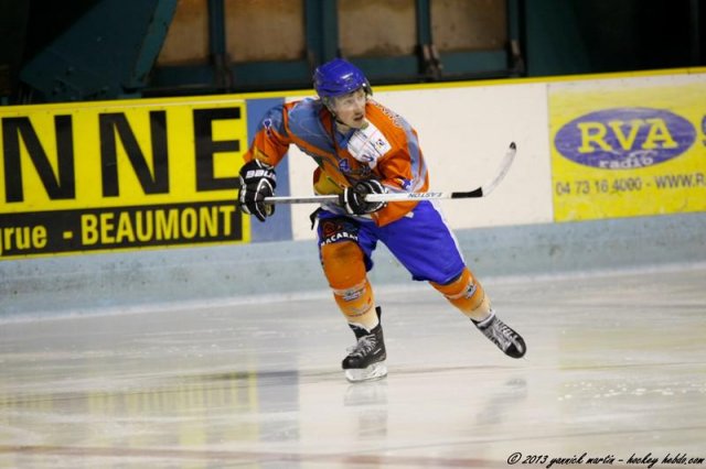 Photo hockey match Clermont-Ferrand - Courchevel-Méribel-Pralognan le 05/01/2013
